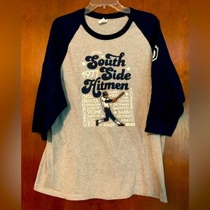 White Sox Southside Hitmen three quarter sleeve top-Men’s size XL-NWOT